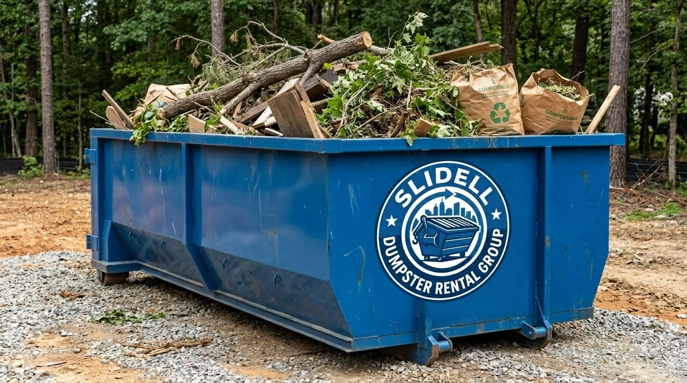 Yard Waste Dumpster Rental Slidell-img